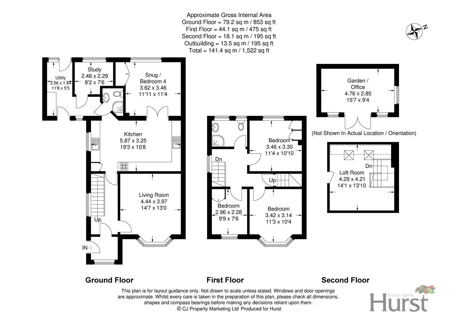Property details for BOOKERHILL ROAD, HIGH (EXTENDED & LOFT